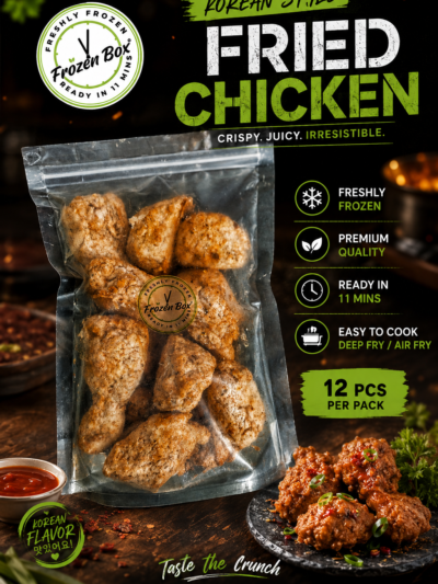 Korean Style Fried Chicken 12 Pieces - Frozen Box