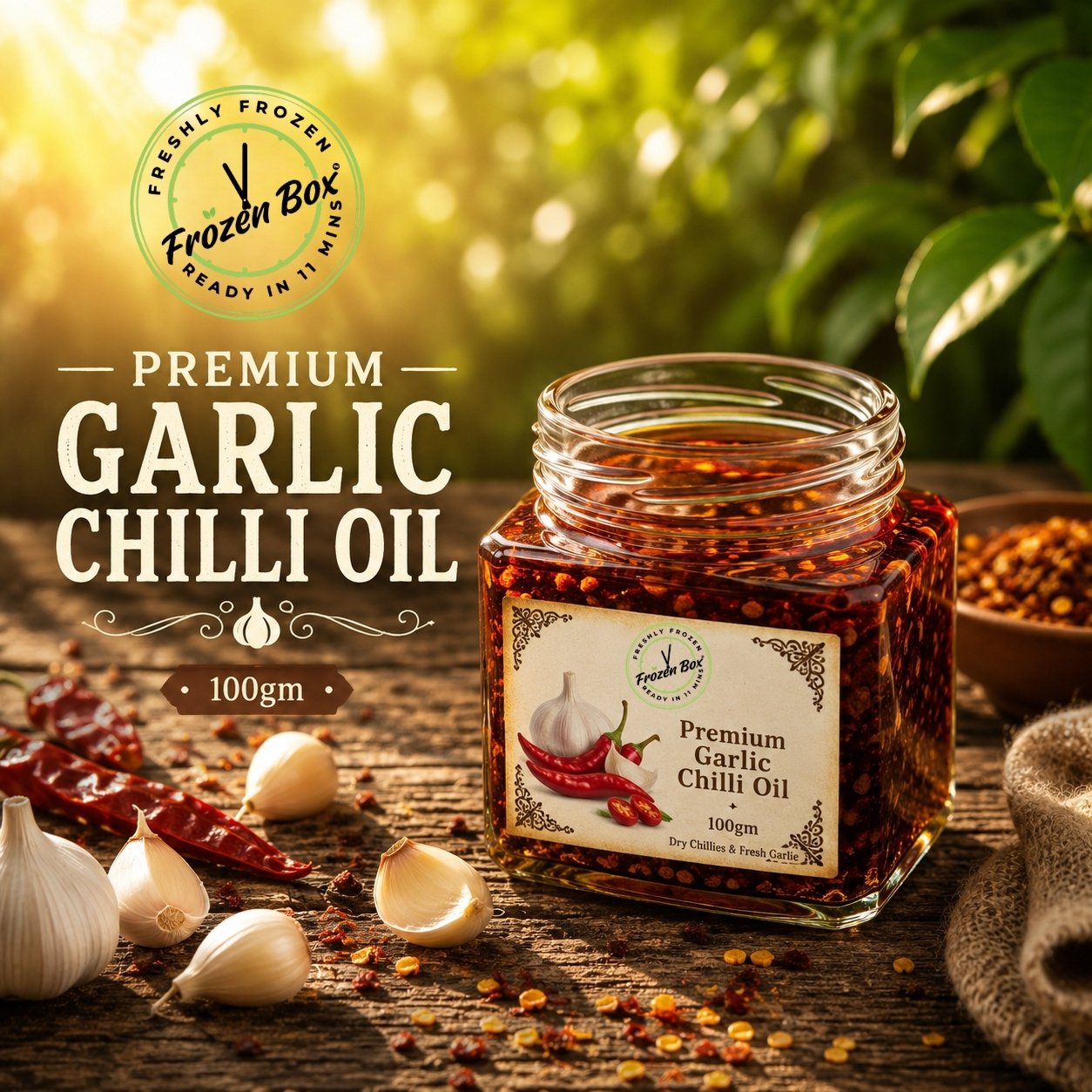 Premium Garlic Chilli Oil 100 gm